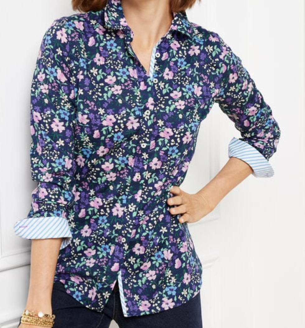 Talbots Modern Classic Shirt – Garden Floral